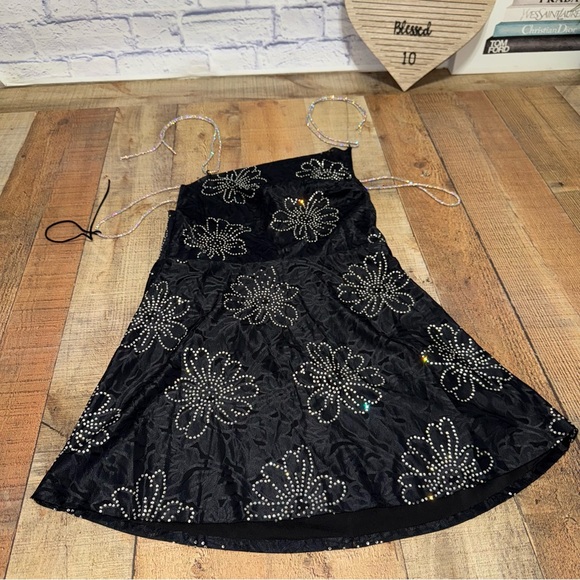 FOR LOVE & LEMONS crystal embellished PAMELA dress small - Picture 14 of 16